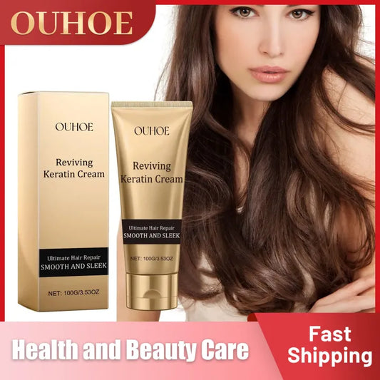 OUHOE  Reviving Keratin Hair Cream ( BUY 1 GET 1 FREE )